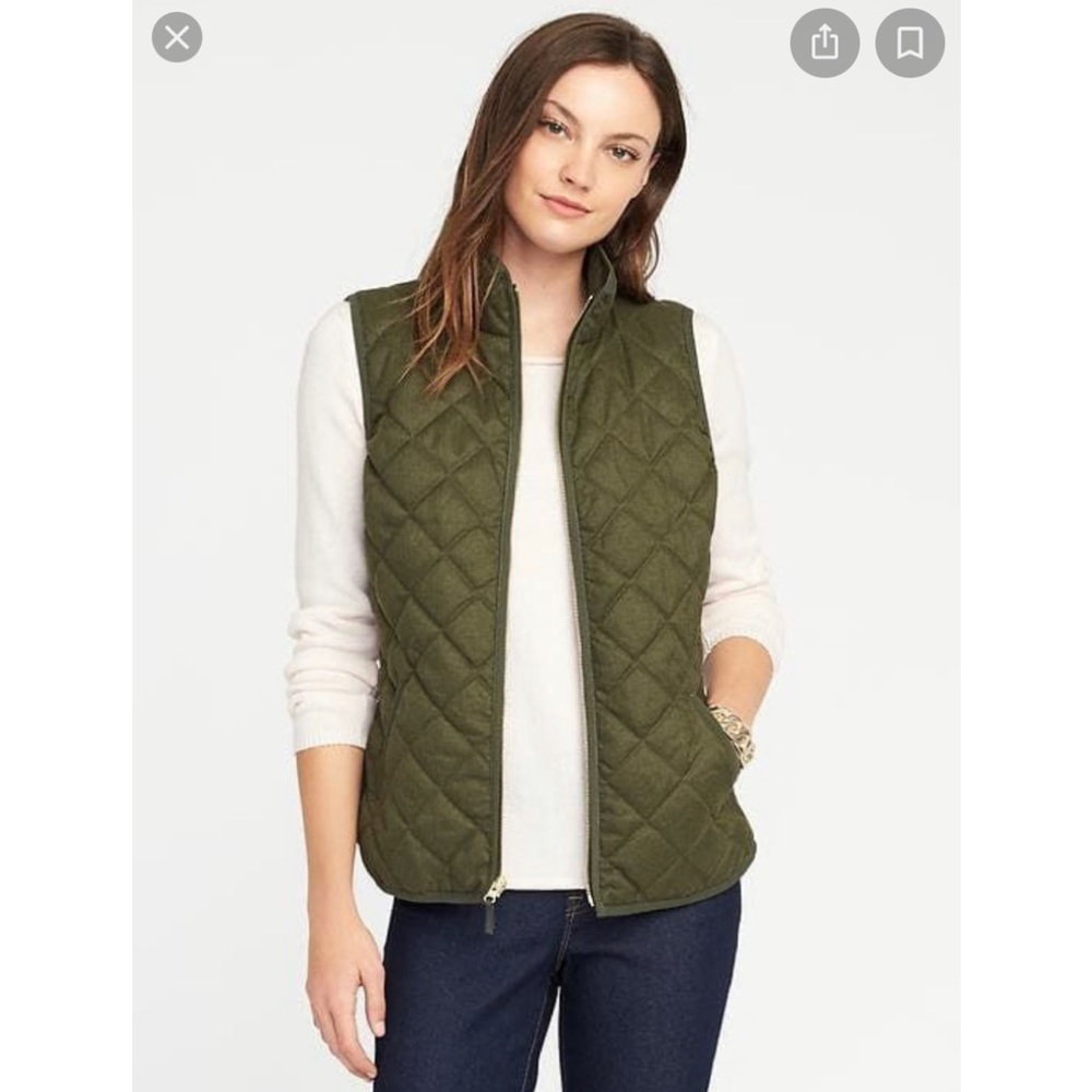 Olive Green Vest